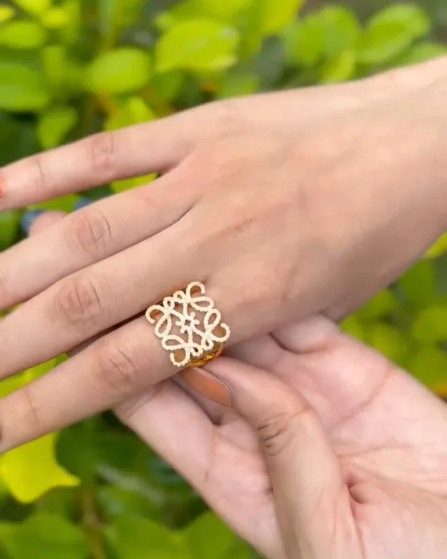 Your Ring speaks loud party proud ✨make this ring to part of your jewellery box ✨✏️comment “link” to get the direct link or shop on www.Boogybird.com 

Videography by @sunita_mirza3
